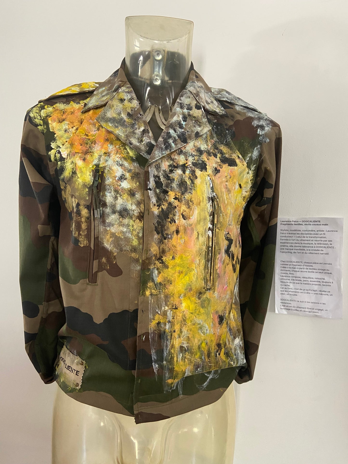 PERSONNALISATION VESTE PEINTURE