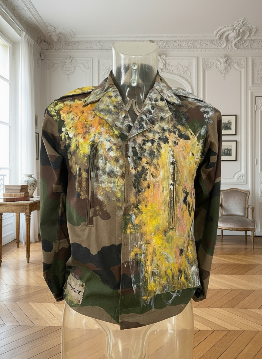 PERSONNALISATION VESTE PEINTURE